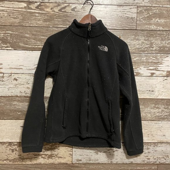 The North Face Tops - The North Face Black Fleece Outdoor Wear Women's Zip Up Sweater Jacket